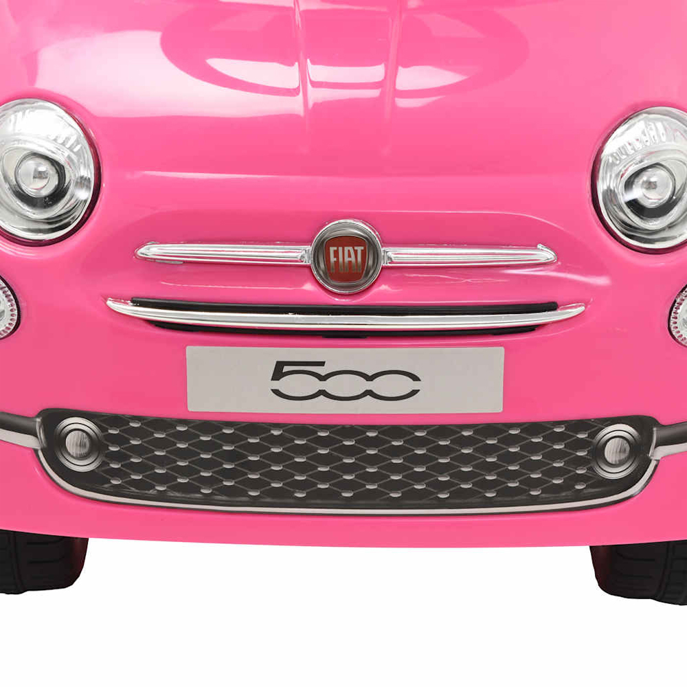 Buckeye Plastic Kids Fiat 500 Ride-on Car - Pink Black