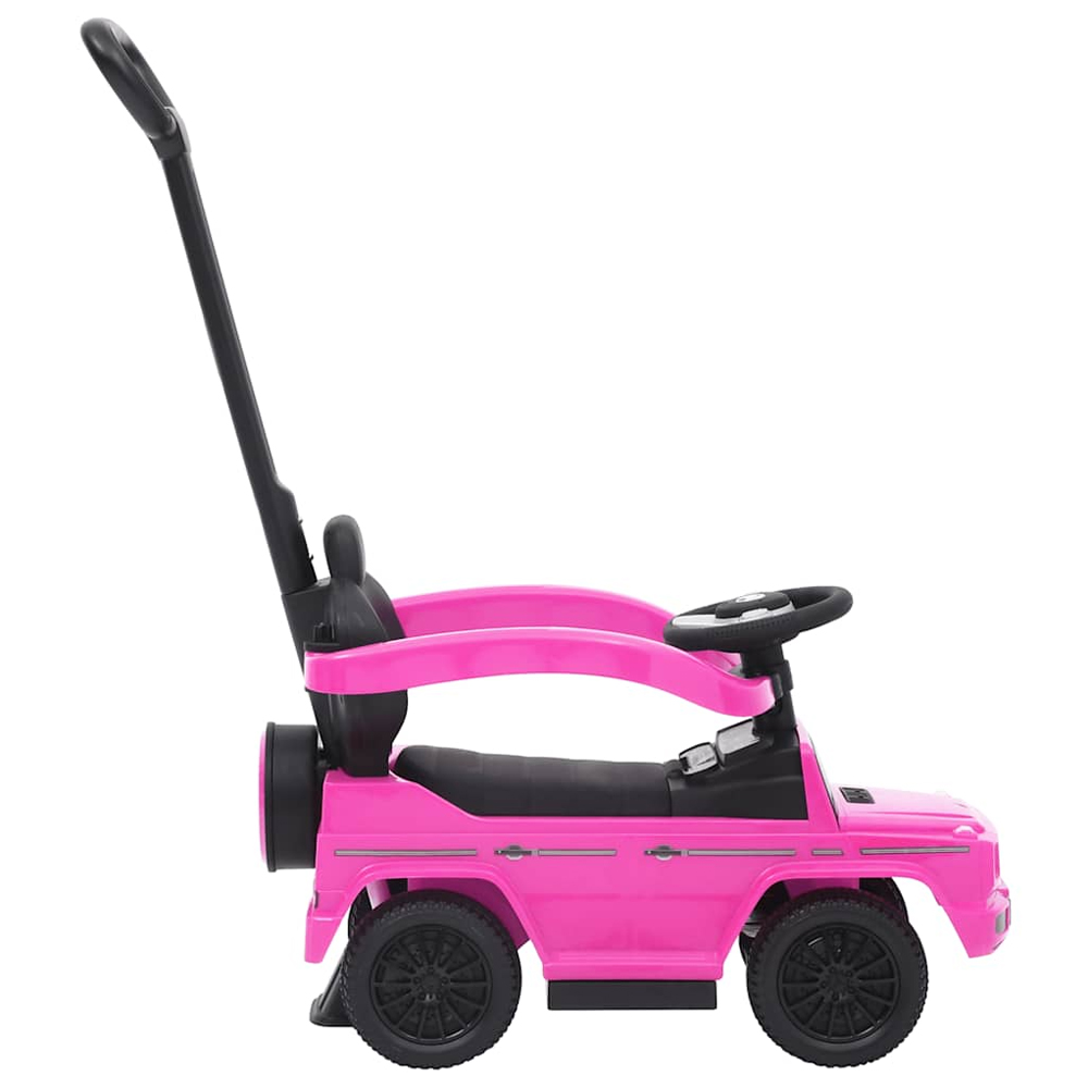 Buckeye Plastic Kids Push Walk G63 Car - Pink Black