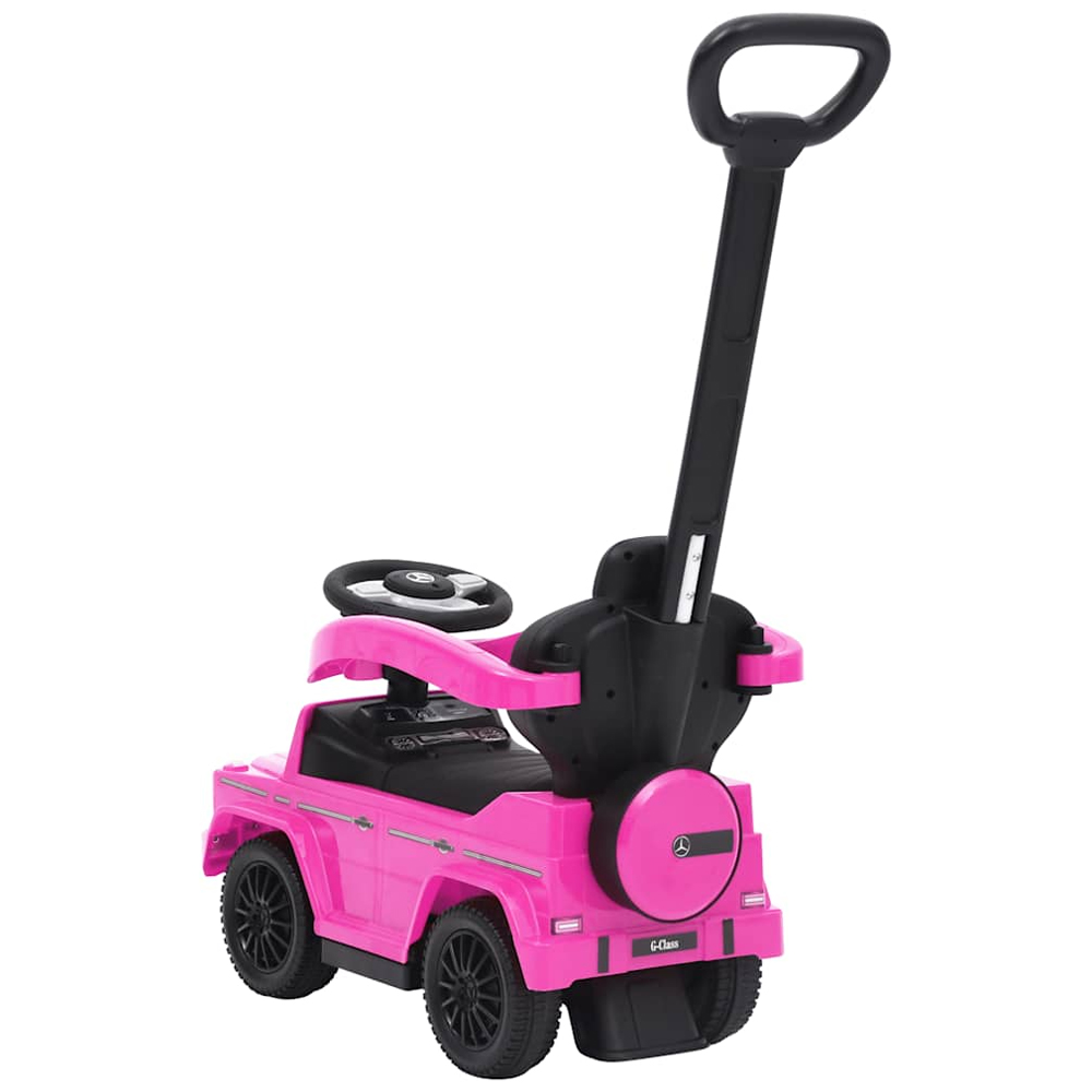 Buckeye Plastic Kids Push Walk G63 Car - Pink Black