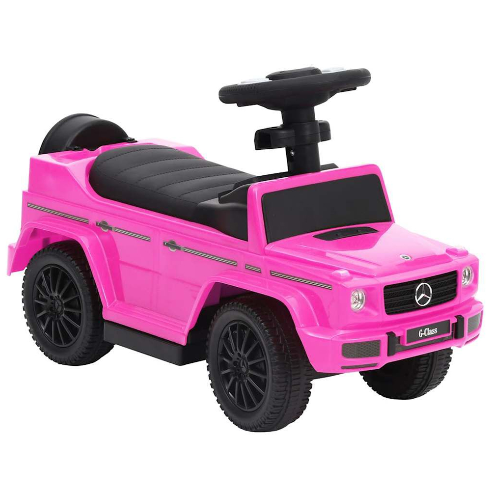 Buckeye Plastic Kids Push Walk G63 Car - Pink Black