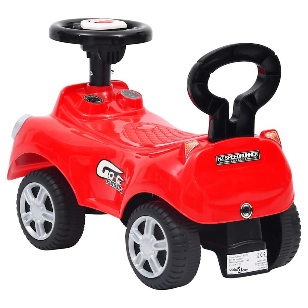 Buckeye Plastic Kids Step Car - Red