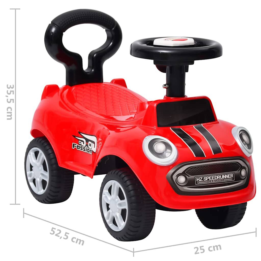 Buckeye Plastic Kids Step Car - Red