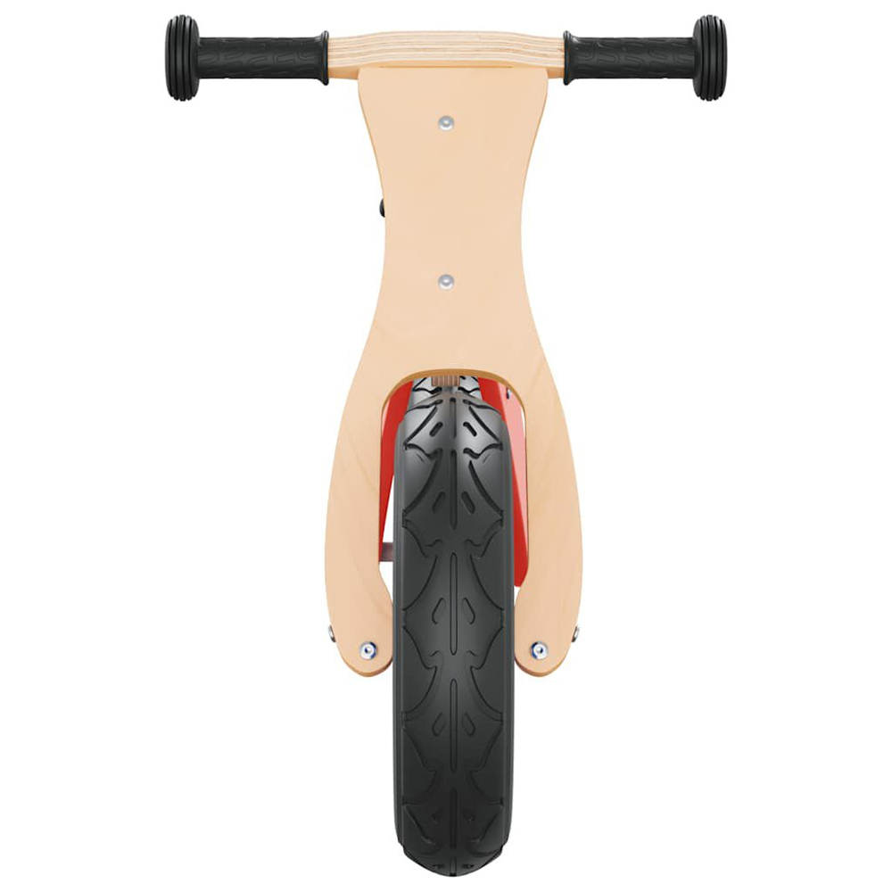 Buckeye Plywood Balance Bike With Air Tyres For Kids - Red
