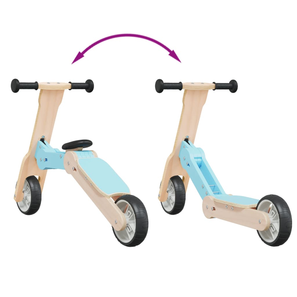 Buckeye Plywood Kids 2-in-1 Scooter - Light Blue