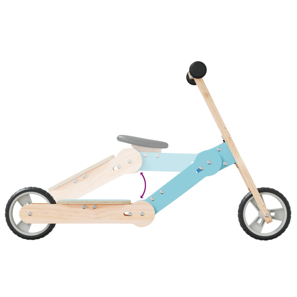 Buckeye Plywood Kids 2-in-1 Scooter - Light Blue