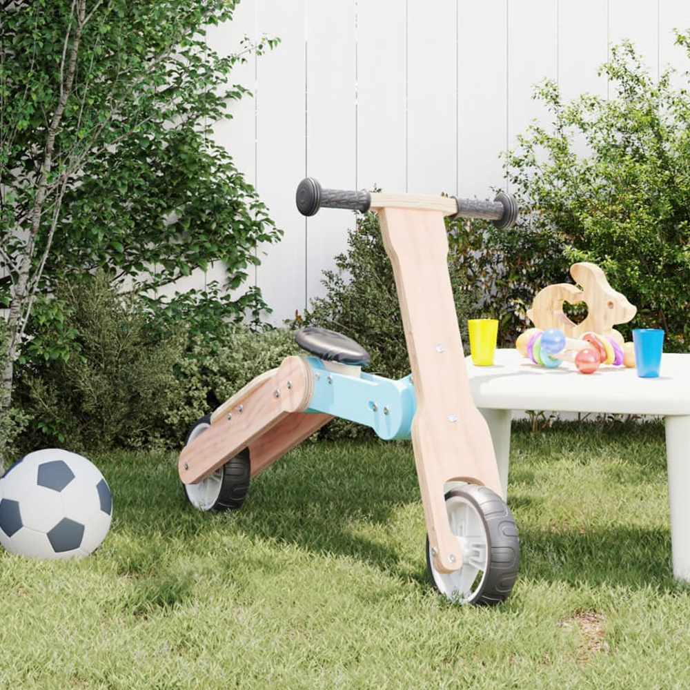 Buckeye Plywood Kids 2-in-1 Scooter - Light Blue
