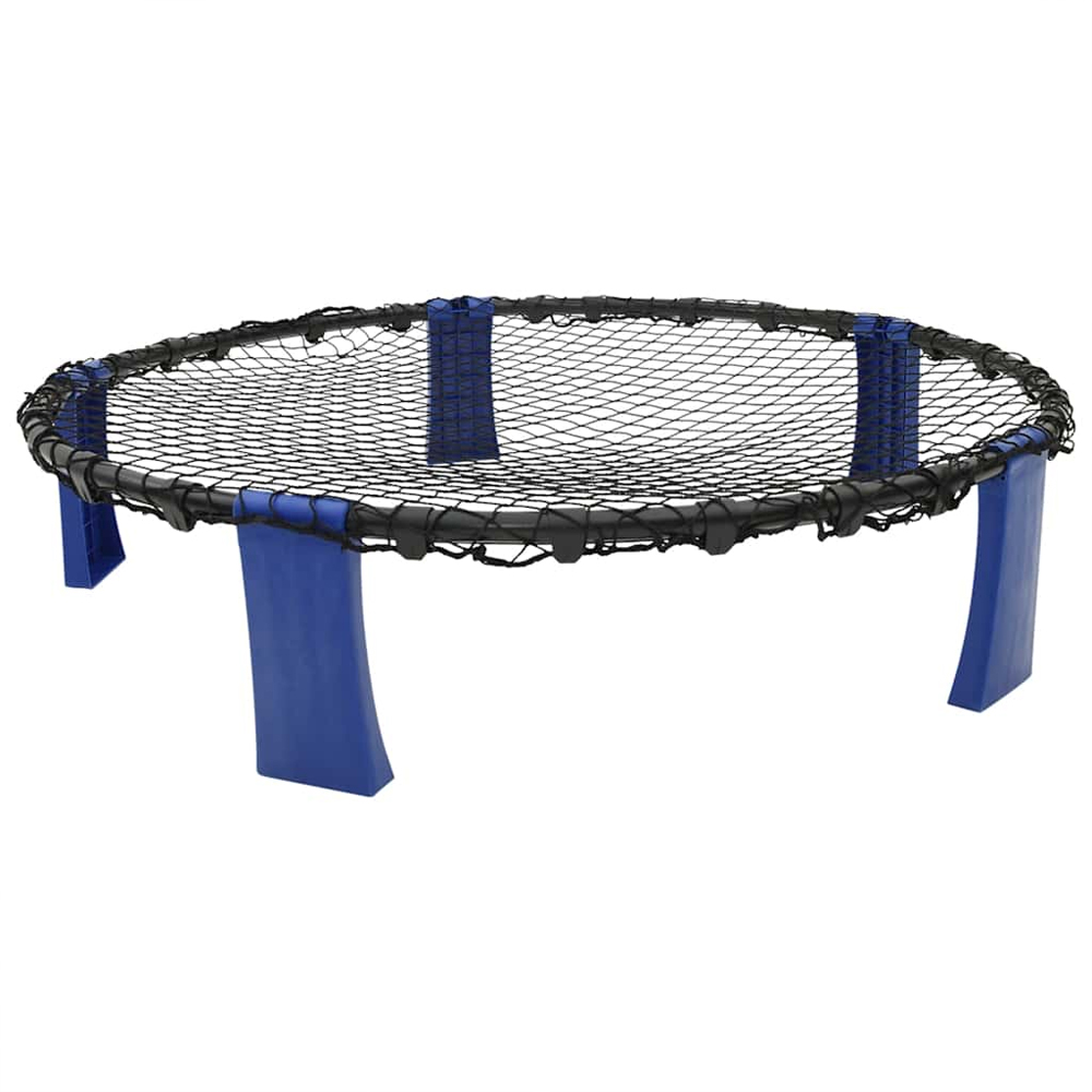 Buckeye Polyester Roundnet Set of 3 Balls With Extra Pump - Blue Black
