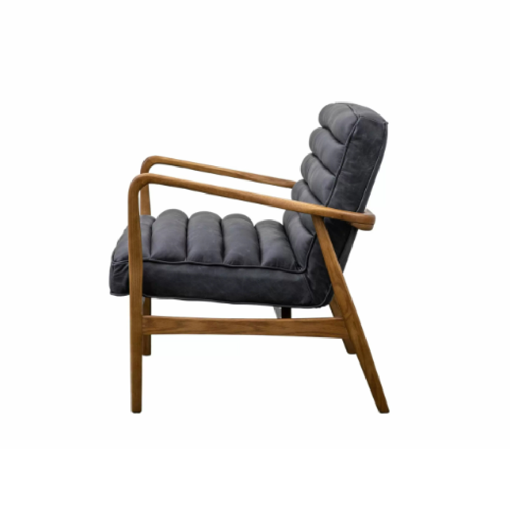 Dotson Fabric 2 Seater Sofa In Antique Ebony