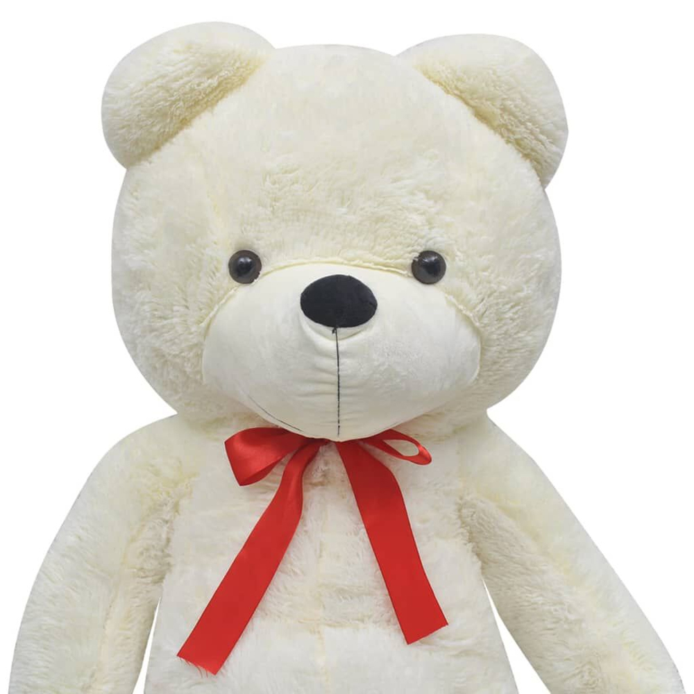 Bulverde 100cm Polyester Plush Teddy Bear Cuddly Toy - White