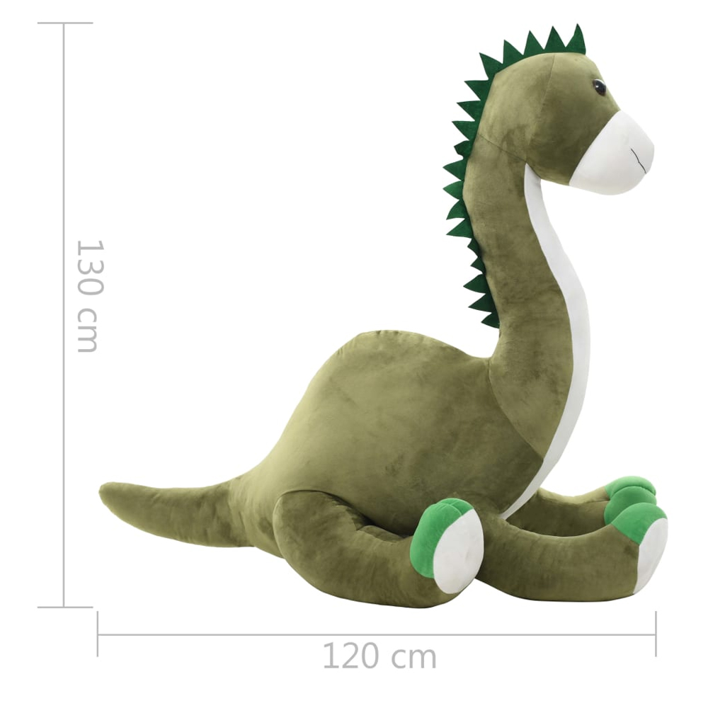 Bulverde 120cm Polyester Plush Dinosaur Cuddly Toy - Green