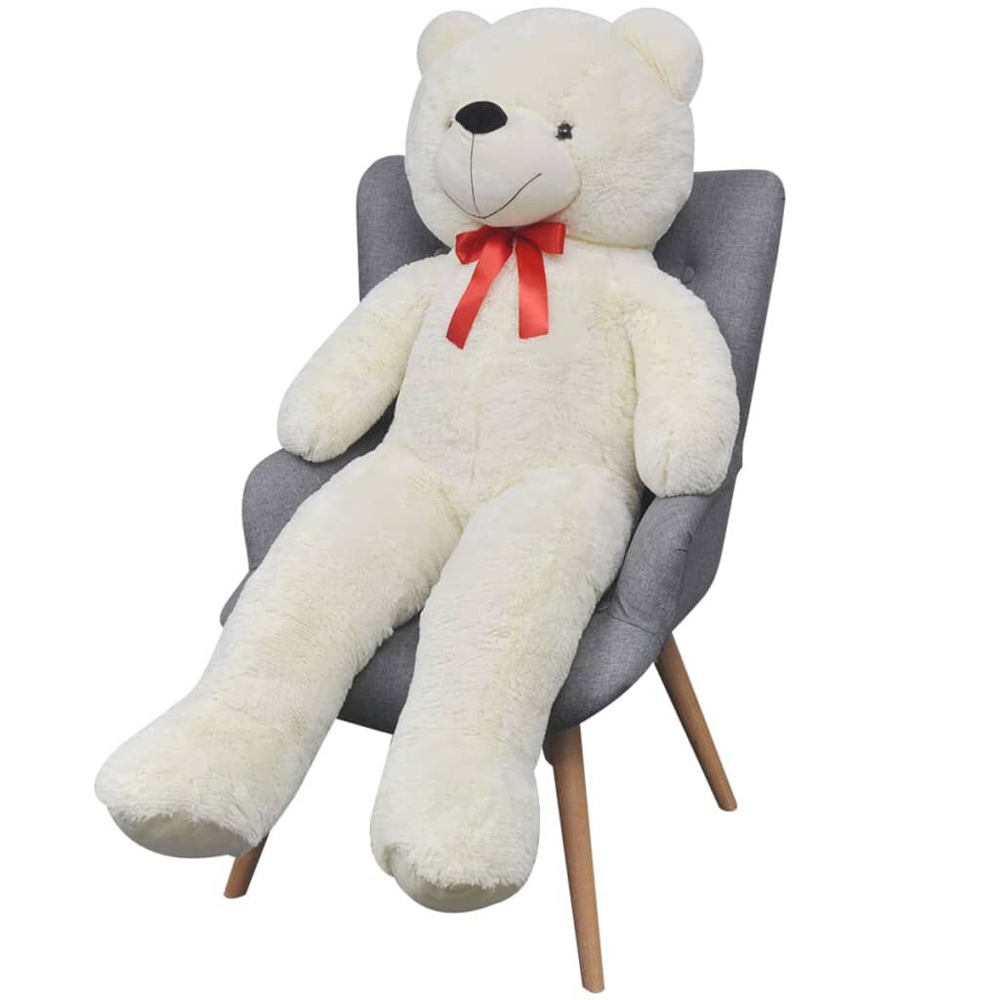 Bulverde 175cm Polyester Plush Teddy Bear Cuddly Toy - White