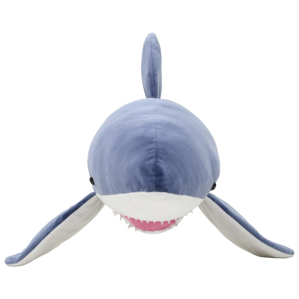 Bulverde Polyester Plush Shark Cuddly Toy - Blue And White