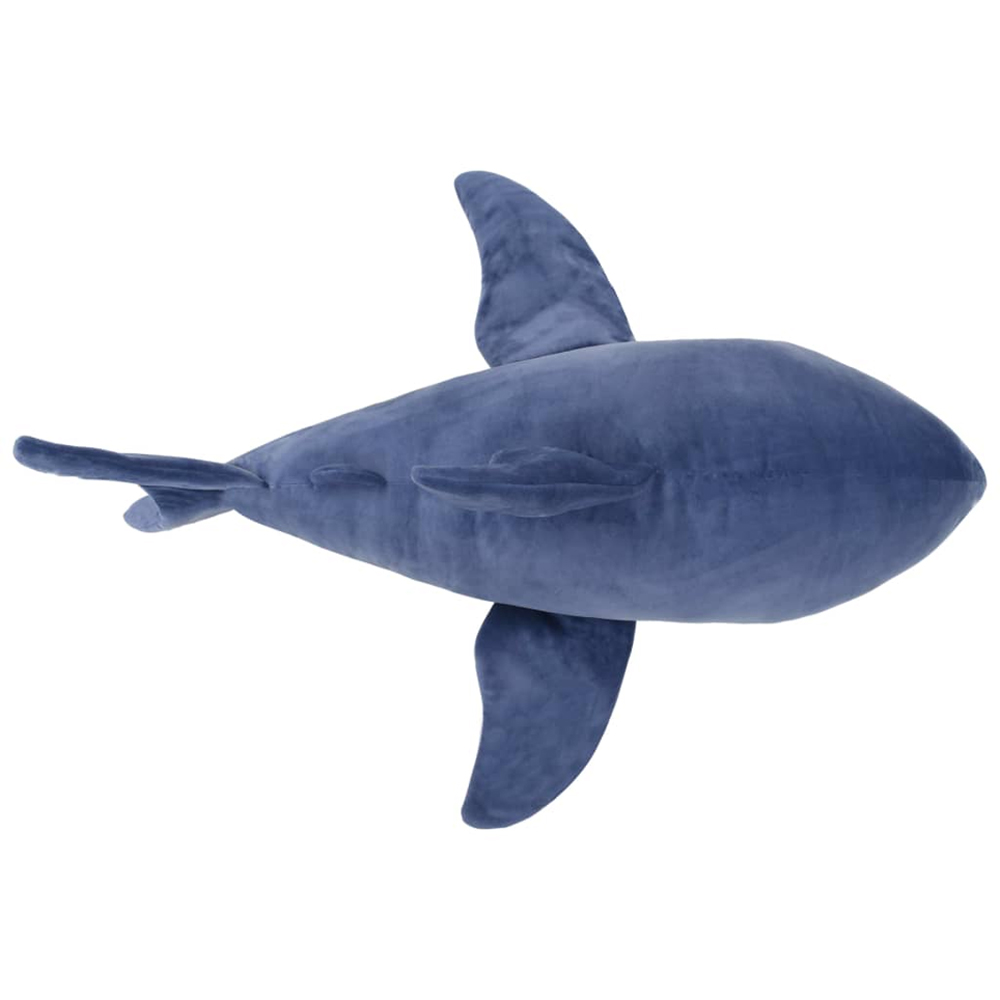Bulverde Polyester Plush Shark Cuddly Toy - Blue And White