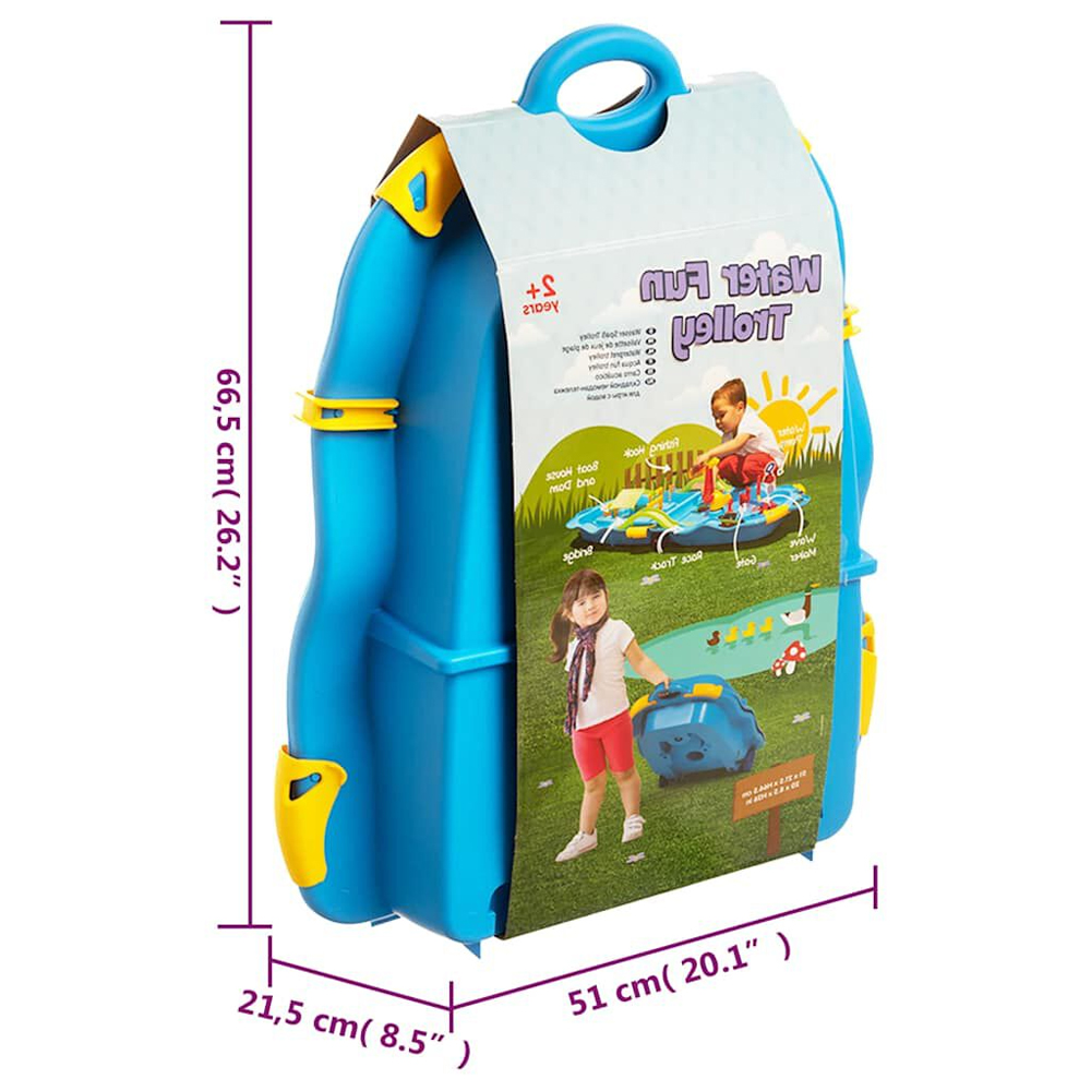 Bulverde Polypropylene Water Fun Trolley - Blue