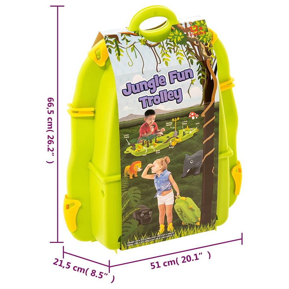 Bulverde Polypropylene Water Fun Trolley - Green