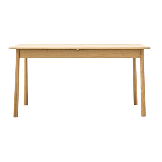Burbank Extending Oak Wood Dining Table In Oak