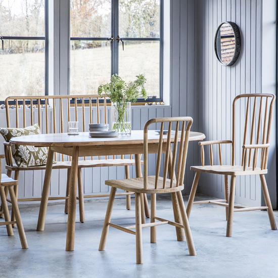 Burbank Oak Wood Carver Dining Chairs In Pair_5