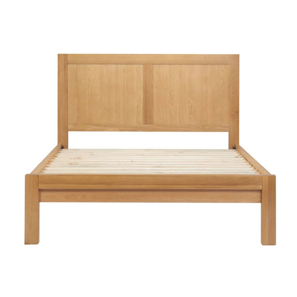 Burbank Wooden Double Bed In Oak