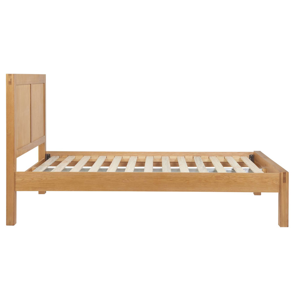 Burbank Wooden Double Bed In Oak