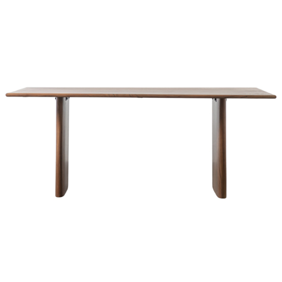 Burden Rectangular Small Wooden Dining Table In Natural