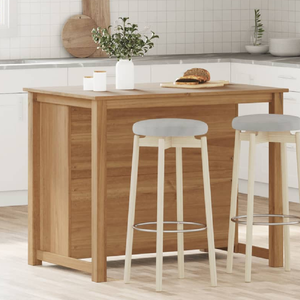 Read more about Burke wooden kitchen cabinet with 2 shelves in teak