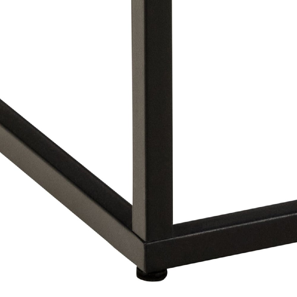 Burnaby Wooden Coffee Table Small In Black Marble Effect