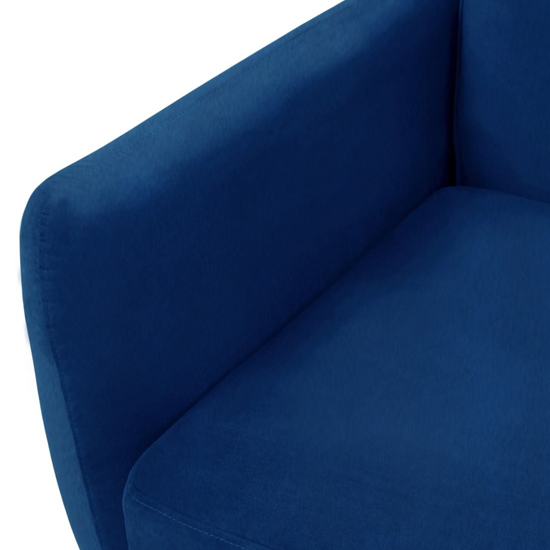 Burnley Chesterfield Velvet 3 Seater Corner Sofa In Blue_6