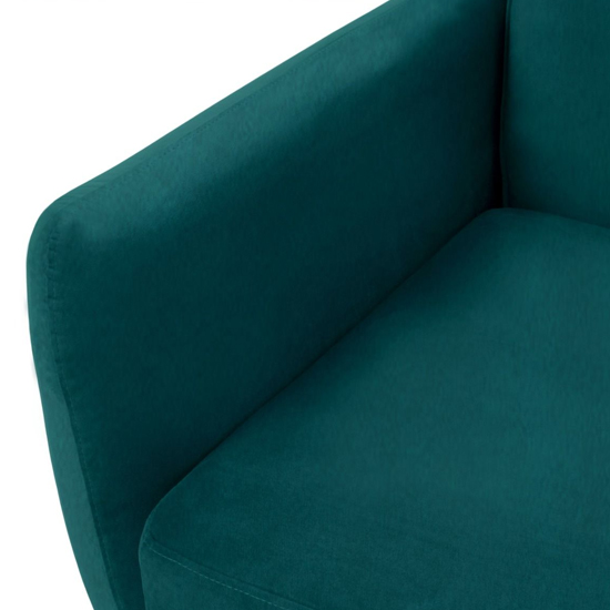 Burnley Chesterfield Velvet 3 Seater Corner Sofa In Green_6