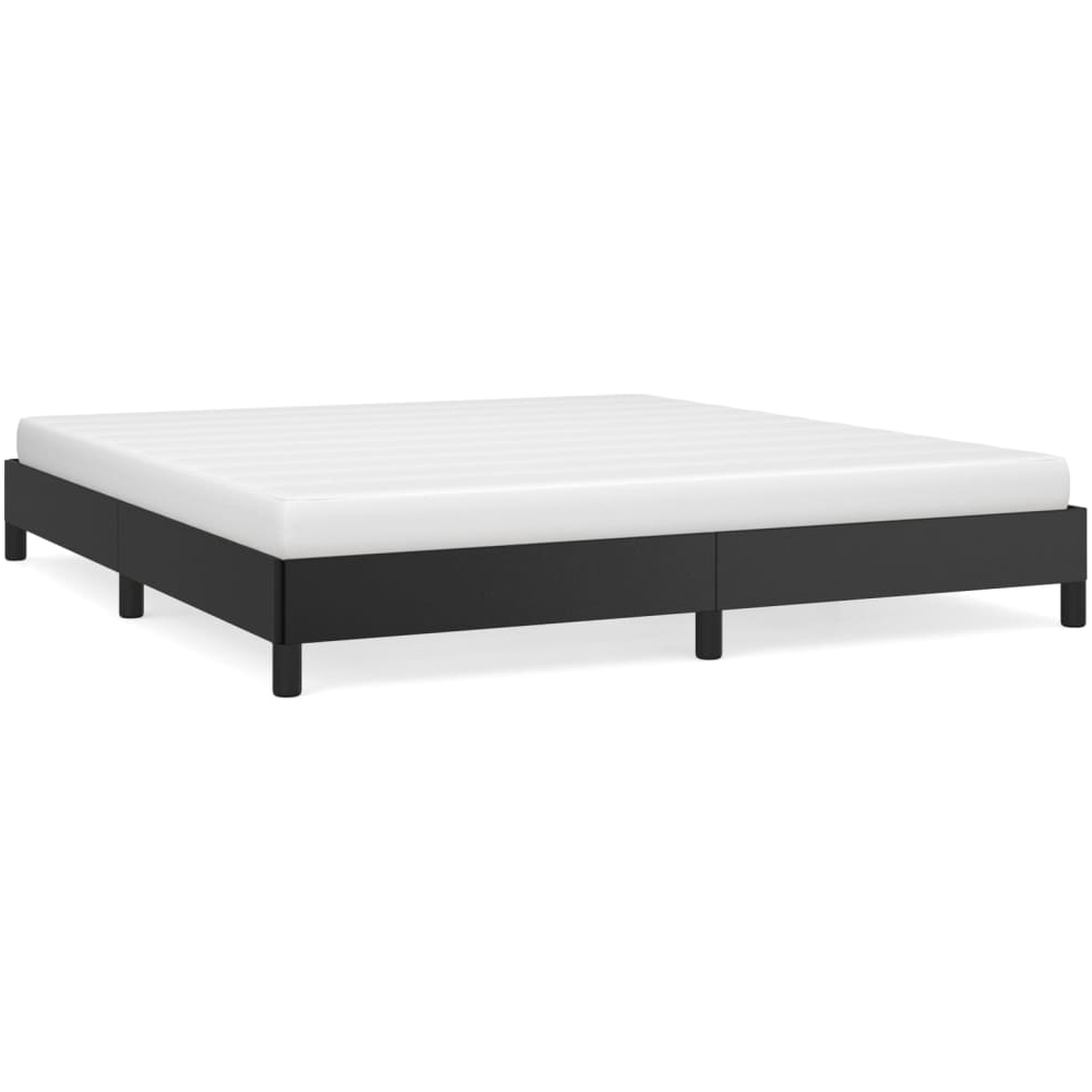 Burton Faux Leather Super King Size In Black