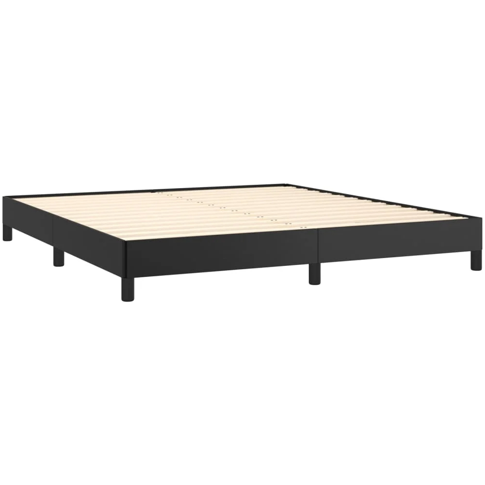 Burton Faux Leather Super King Size In Black
