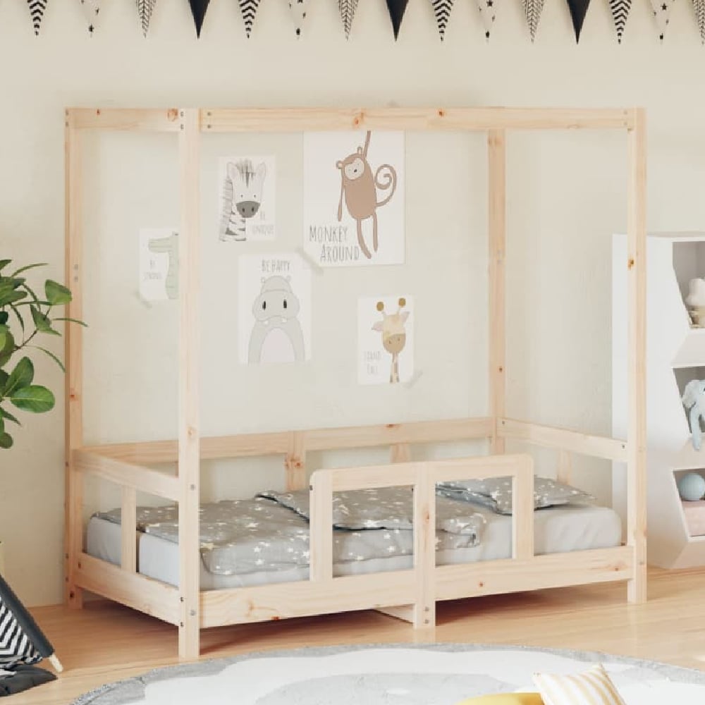 Read more about Burwell 70x140cm wooden children bed in natural