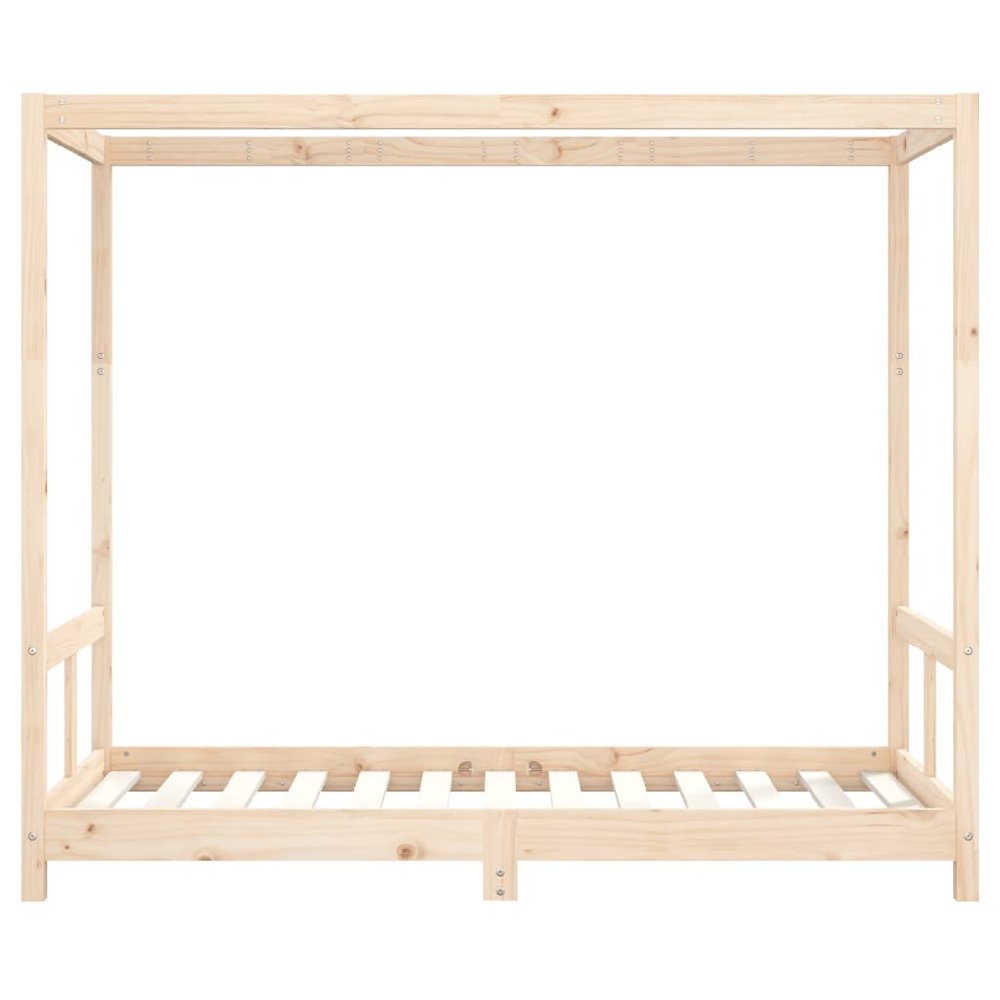 Burwell 80x160cm Wooden Children Bed In Natural