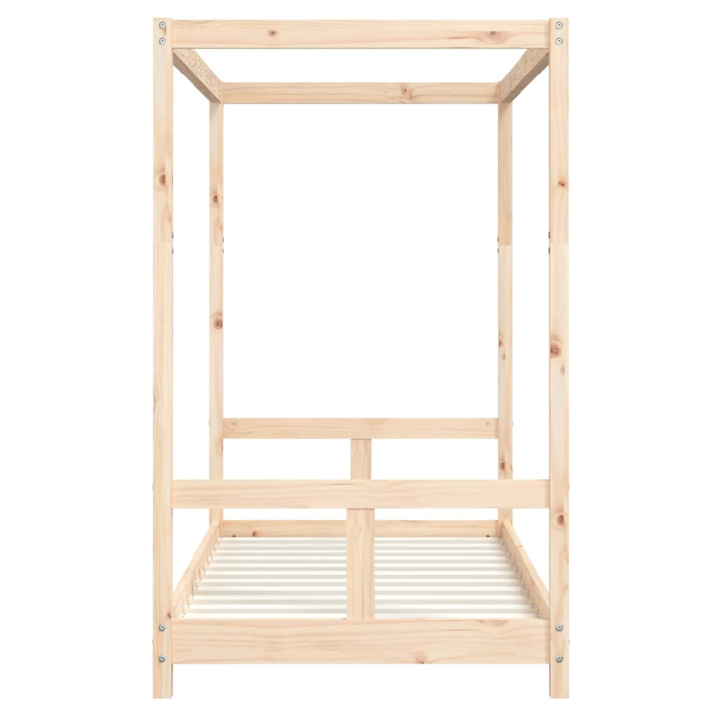 Burwell 80x160cm Wooden Children Bed In Natural