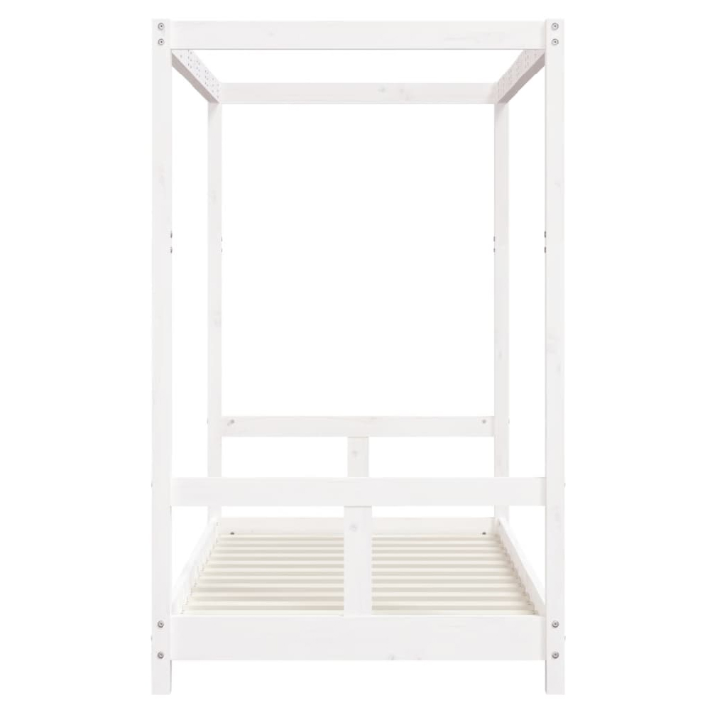 Burwell 80x160cm Wooden Children Bed In White