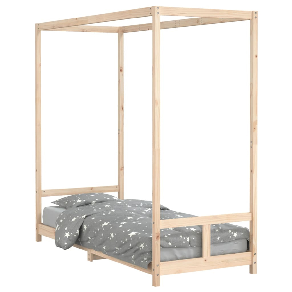 Burwell 80x200cm Wooden Children Bed In Natural
