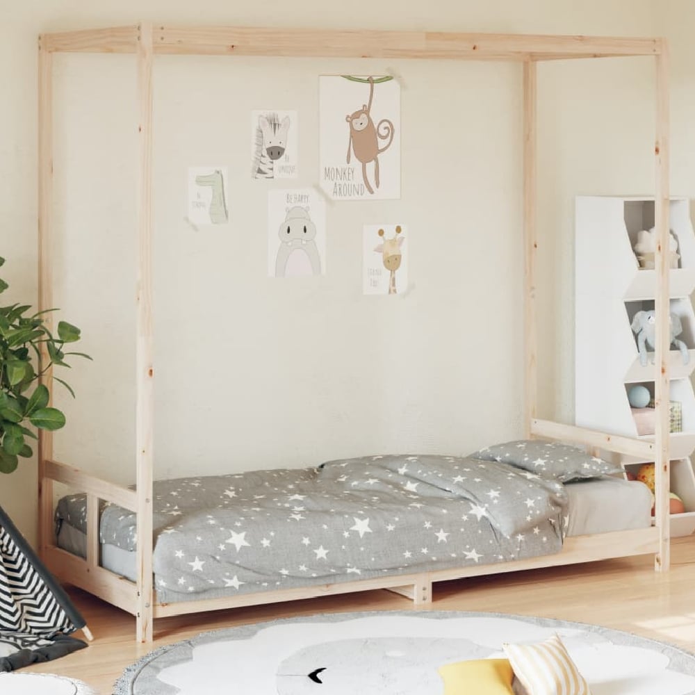 Read more about Burwell 80x200cm wooden children bed in natural