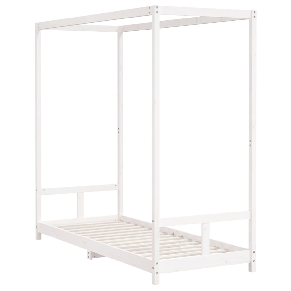 Burwell 80x200cm Wooden Children Bed In White