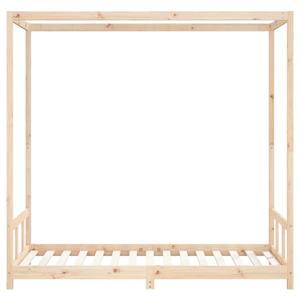 Burwell 90x190cm Wooden Children Bed In Natural