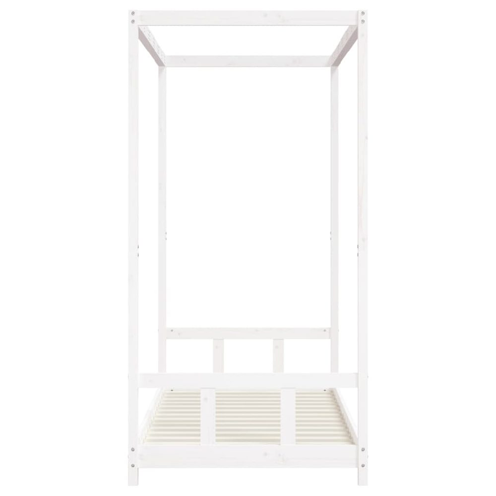 Burwell 90x190cm Wooden Children Bed In White