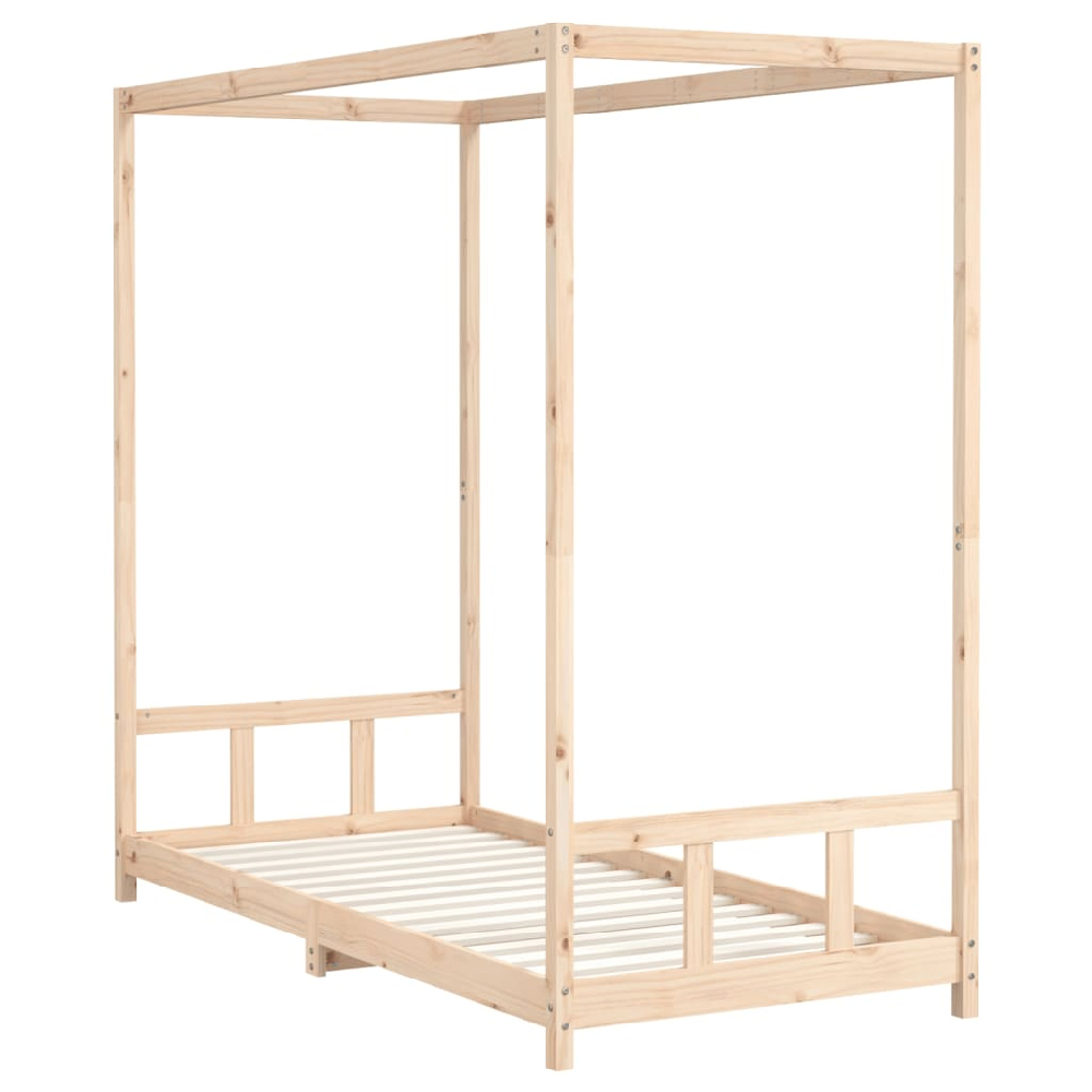 Burwell 90x200cm Wooden Children Bed In Natural