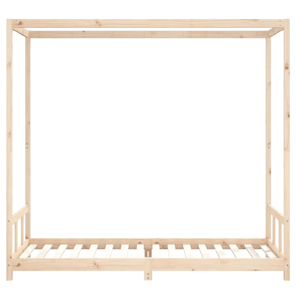 Burwell 90x200cm Wooden Children Bed In Natural