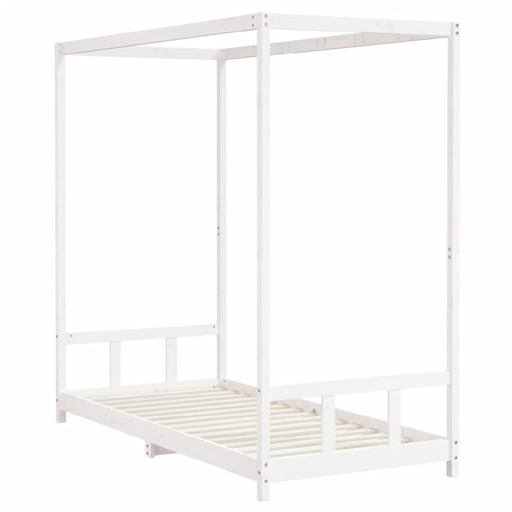 Burwell 90x200cm Wooden Children Bed In White