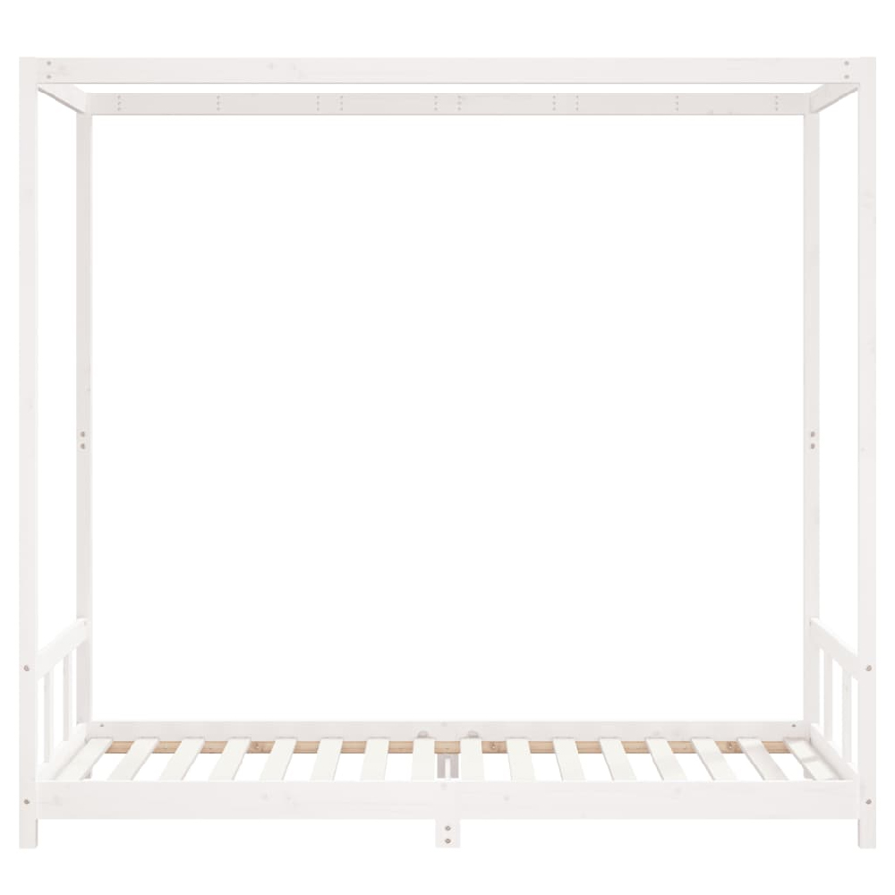 Burwell 90x200cm Wooden Children Bed In White