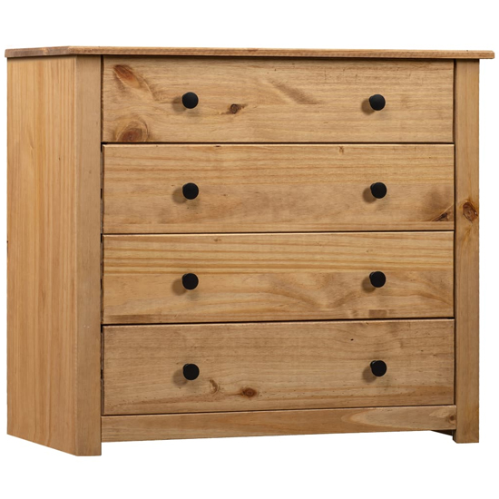 Read more about Bury wooden chest of 4 drawers in brown