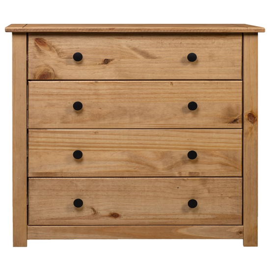 Bury Wooden Chest Of 4 Drawers In Brown