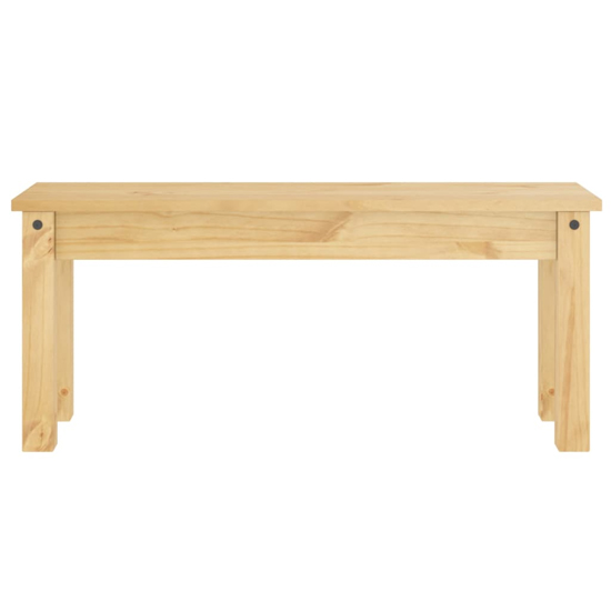 Bury Wooden Dining Bench In Brown