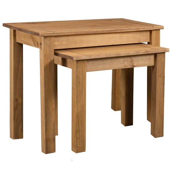 Read more about Bury wooden nest of 2 tables in brown