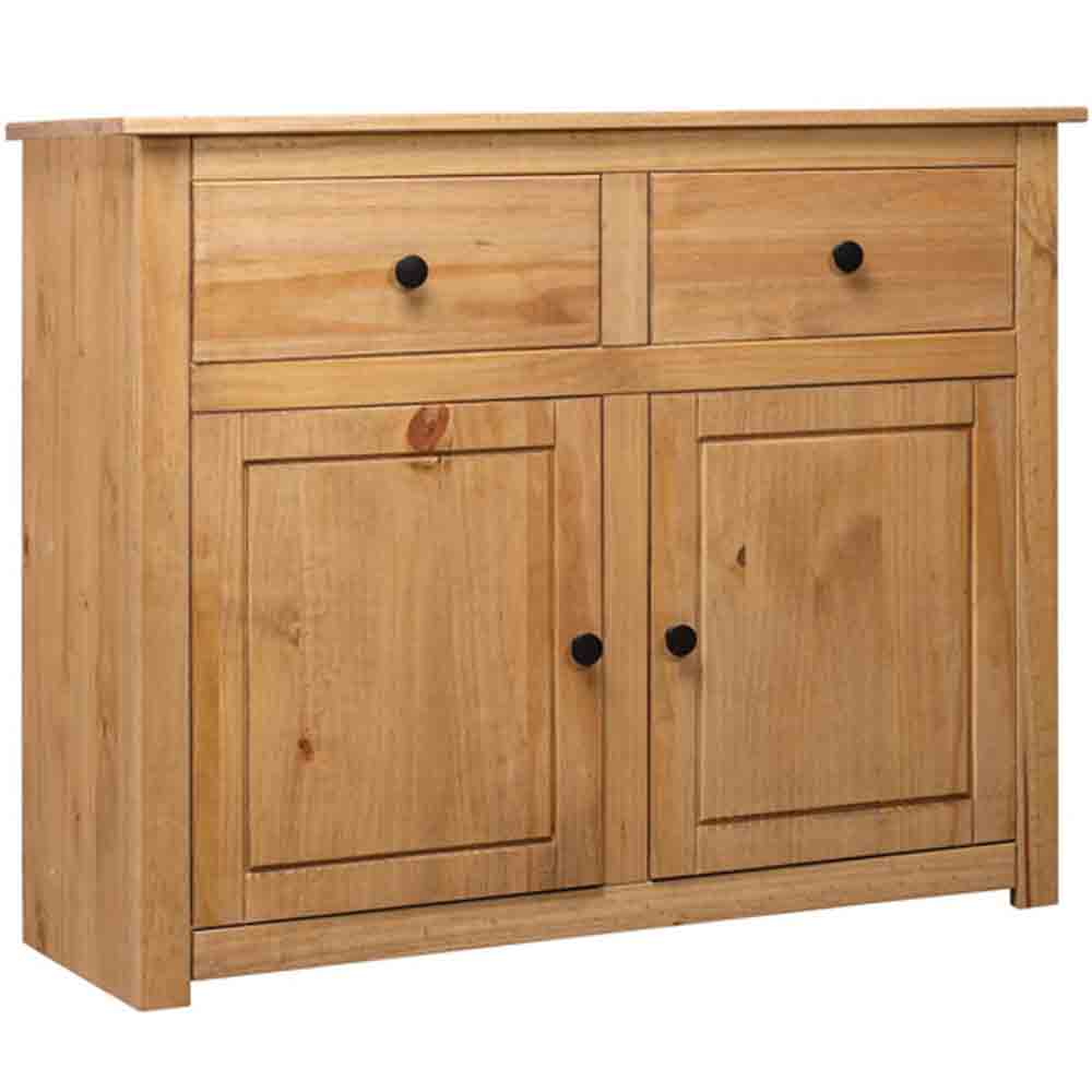Read more about Bury wooden sideboard with 2 doors 2 drawers in brown