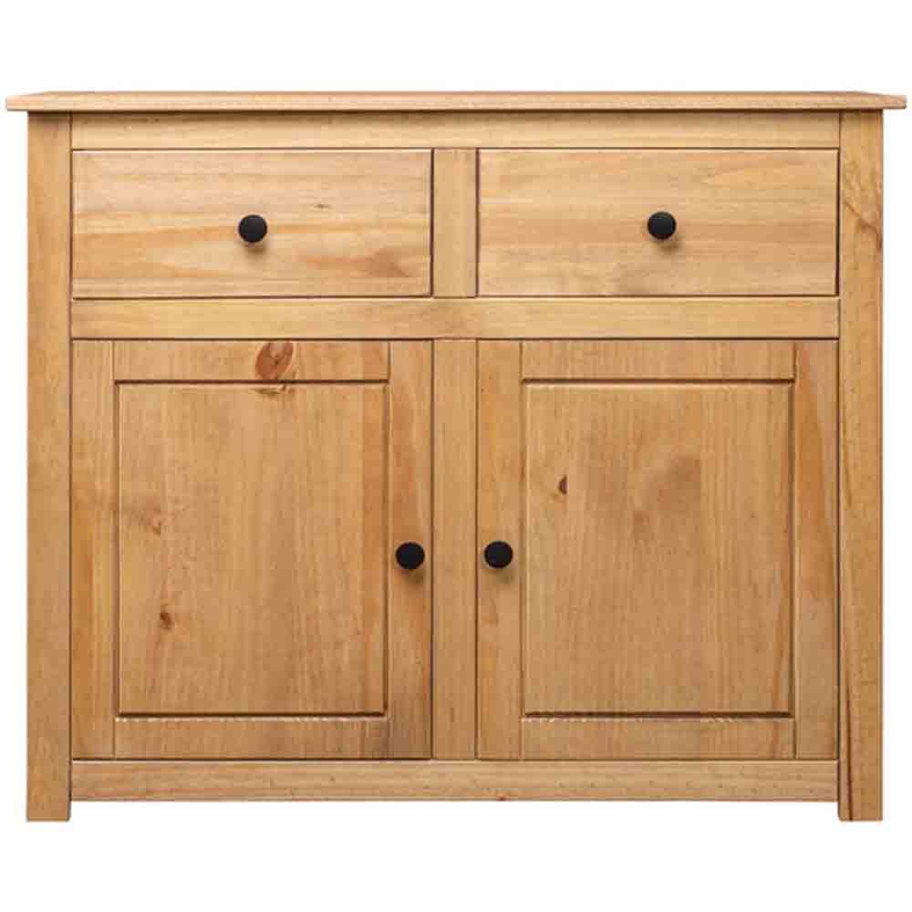 Bury Wooden Sideboard With 2 Doors 2 Drawers In Brown
