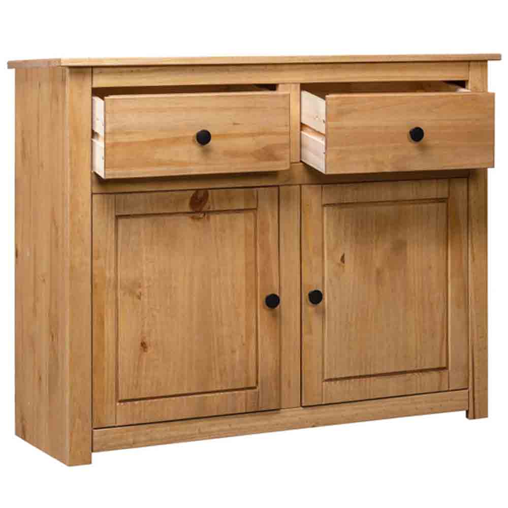 Bury Wooden Sideboard With 2 Doors 2 Drawers In Brown